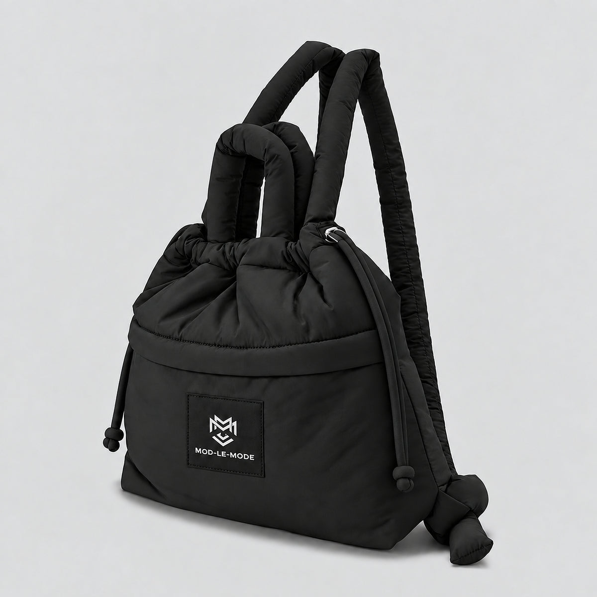 PUFFER Tote Bag | Multiway Large - Black