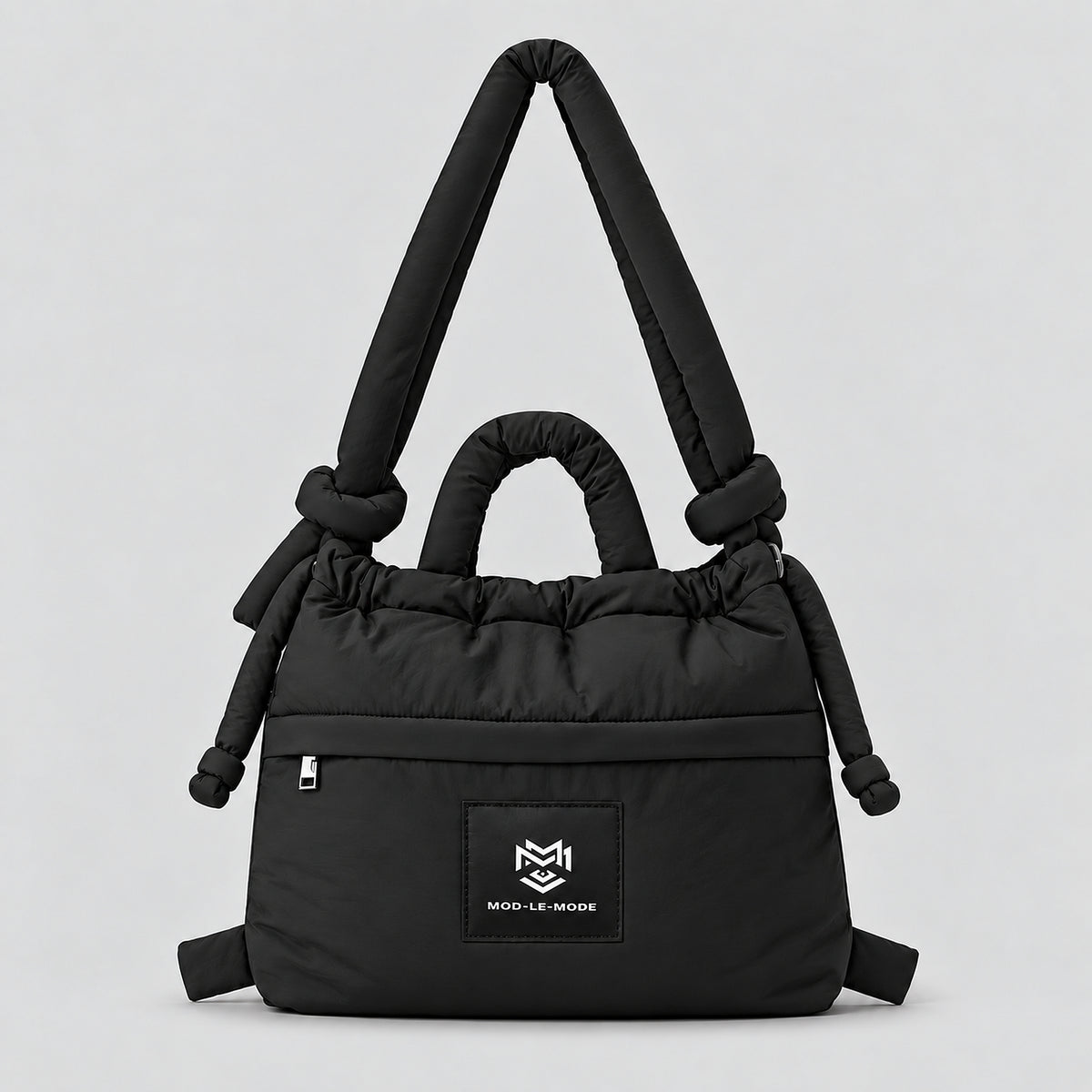 PUFFER Tote Bag | Multiway Large - Black